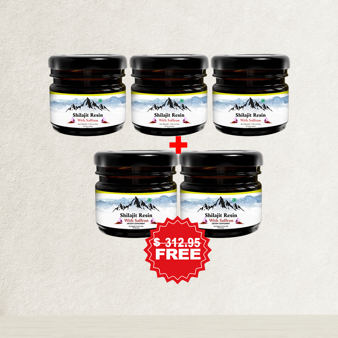 Shilajit Resin with Saffron - SPECIAL OFFER