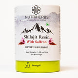 NUTRiHERBS Shilajit Resin with Saffron 30g