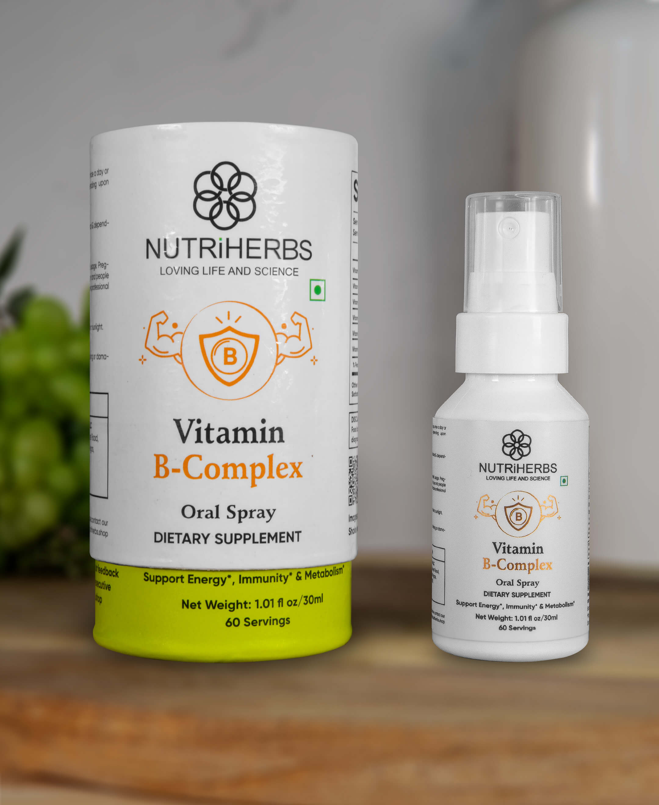 NUTRiHERBS Vitamin B Complex Oral Spray