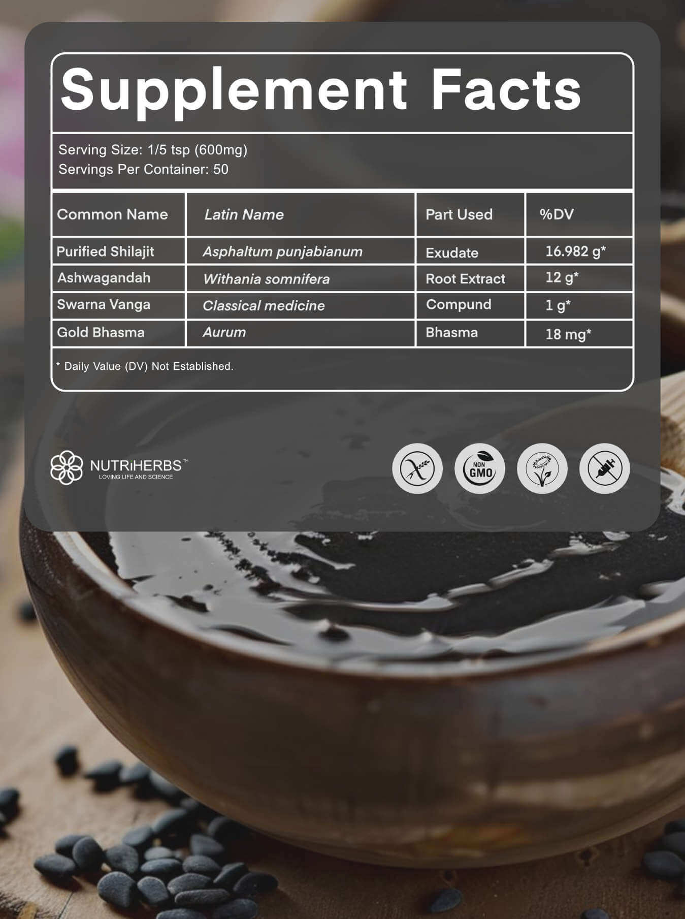 Shilajit Resin Ashwagold