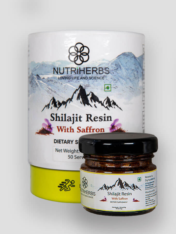 NUTRiHERBS Shilajit Resin with Saffron 30g