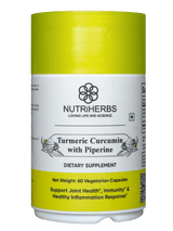 NUTRiHERBS Turmeric Curcumin with Piperine Capsules