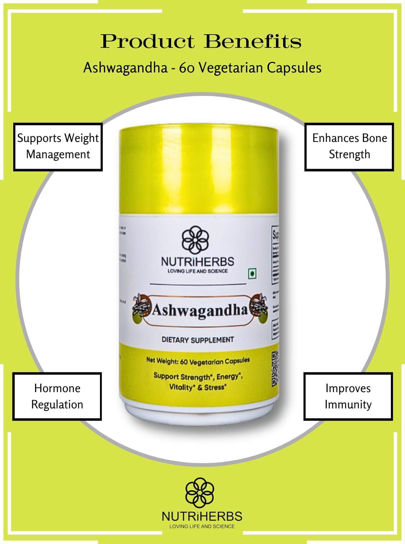 NUTRiHERBS Ashwagandha Extract Capsules