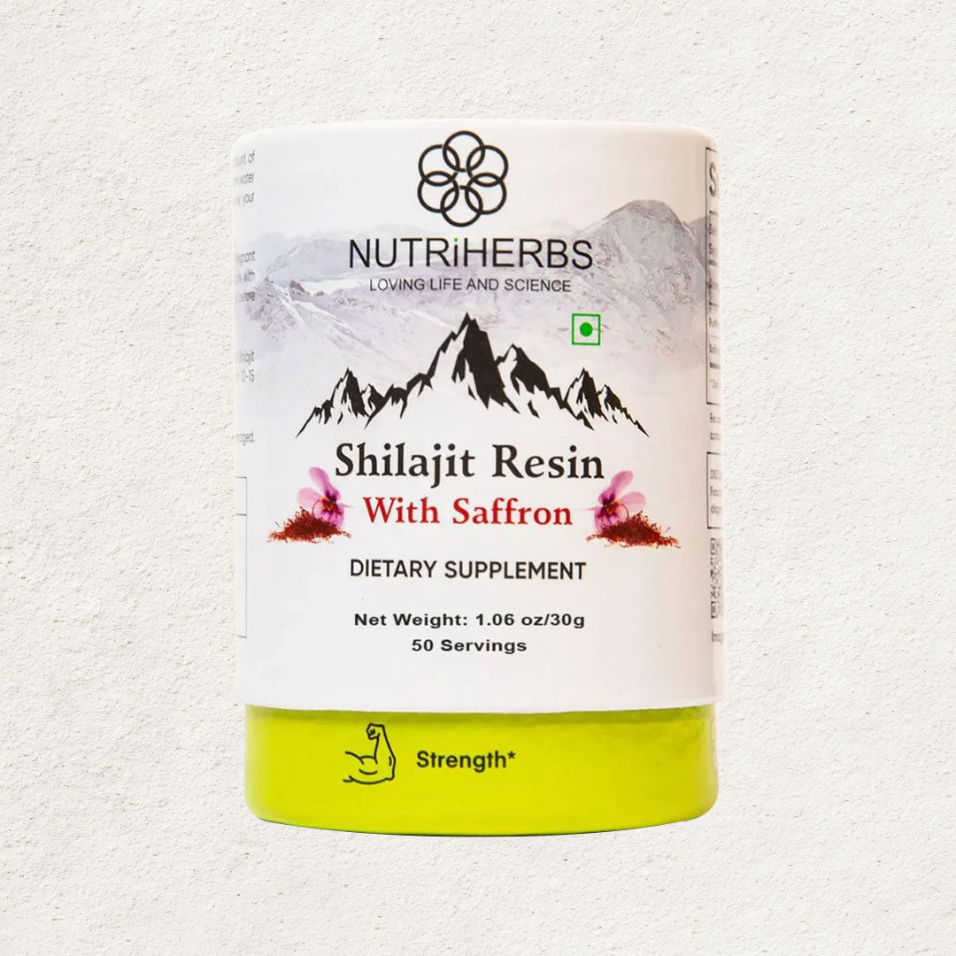 NUTRiHERBS Shilajit Resin with Saffron 30g