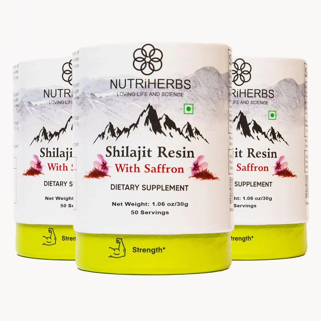 NUTRiHERBS Shilajit Resin with Saffron 30g