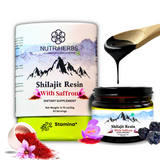 NUTRiHERBS Shilajit Resin with Saffron - Flash Sale