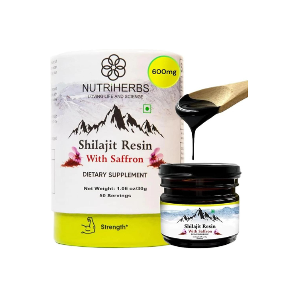 NUTRiHERBS Shilajit Resin with Saffron 30g - SPECIAL OFFER